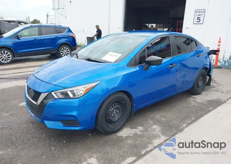 2020 Nissan Versa S Xtronic Cvt from USA, damaged, VIN 3N1CN8DV6LL911124
